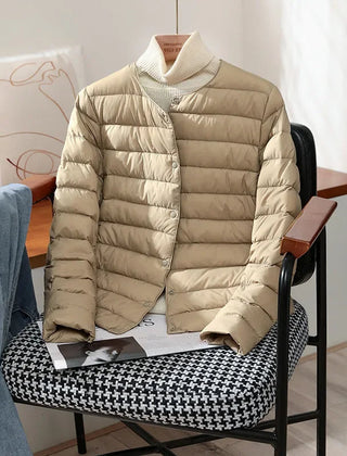 Janet | Novalee – Classic Lightweight Jacket - Khaki