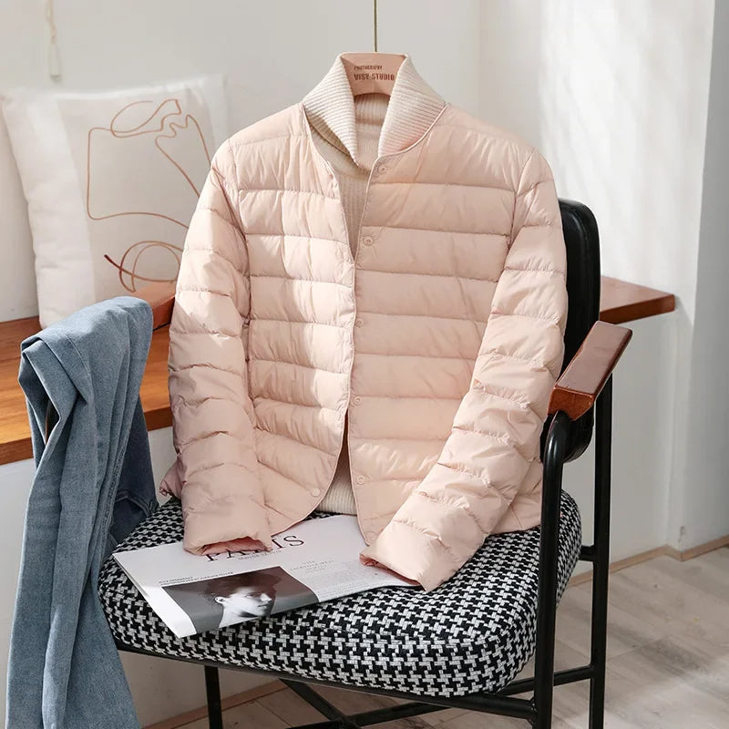 Janet | Novalee – Classic Lightweight Jacket - Pink
