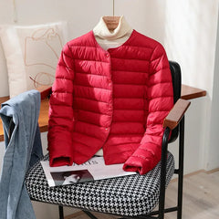 Janet | Novalee – Classic Lightweight Jacket - Red