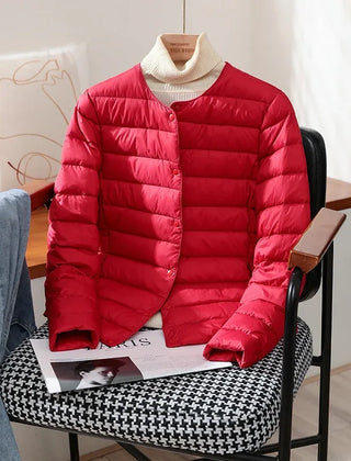 Janet | Novalee – Classic Lightweight Jacket - Red