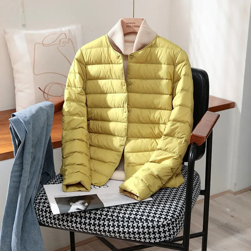 Janet | Novalee – Classic Lightweight Jacket - Yellow