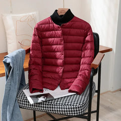 Janet | Novalee – Classic Lightweight Jacket - Burgundy