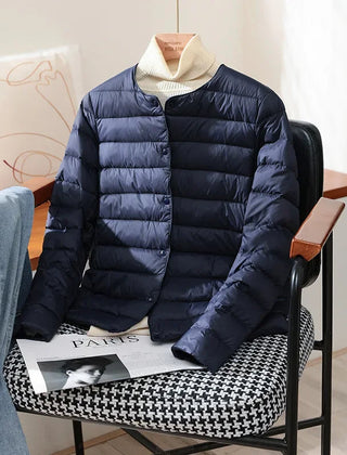 Janet | Novalee – Classic Lightweight Jacket - Navy Blue