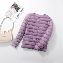 Janet | Novalee – Classic Lightweight Jacket - Light Purple