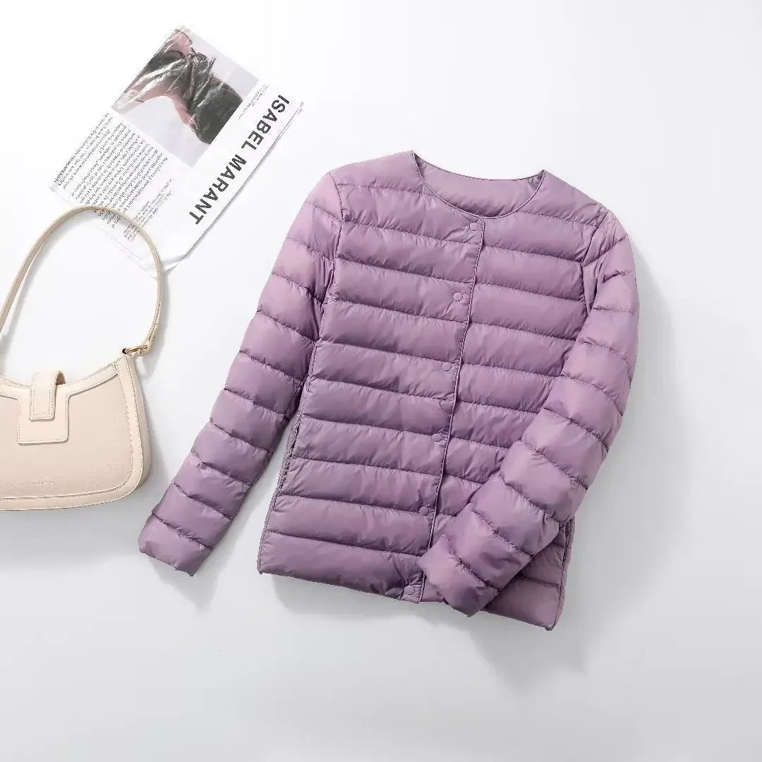 Janet | Novalee – Classic Lightweight Jacket - Light Purple