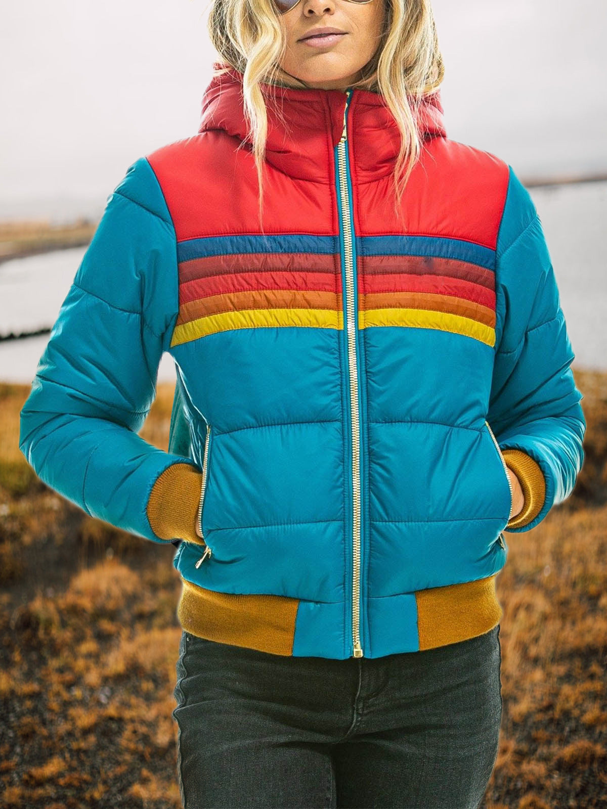 Pearl | Waterproof Rain Coat - Light Blue
