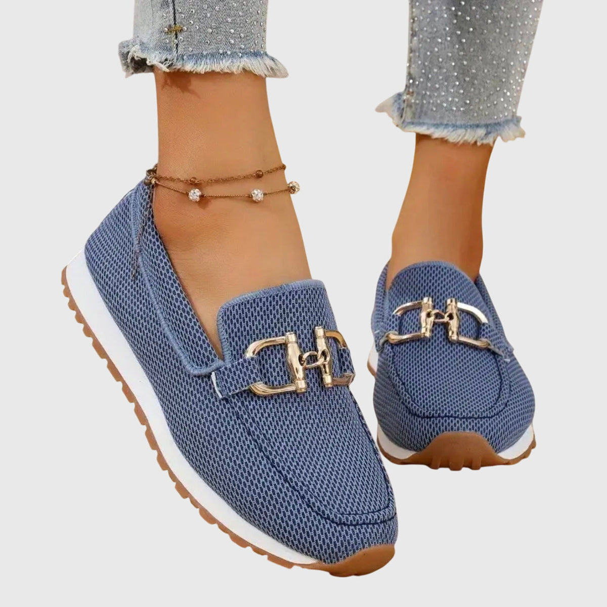 Julie | Orthopedic Slip-On Sneakers - Blue