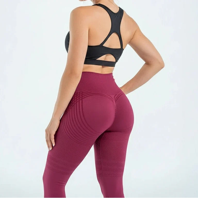 Sharon | The anti-cellulite legging for women who've tried everything — visible results in 14 days - Burgundy