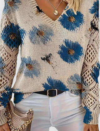 Jean | Elegant Cardigan - Blue