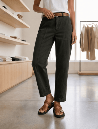 Diane | Marsona – Tailored Utility Pants for Work and Weekend - Deep Olive