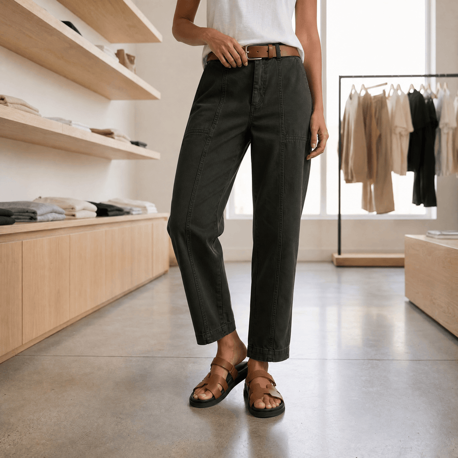 Diane | Marsona – Tailored Utility Pants for Work and Weekend - Deep Olive