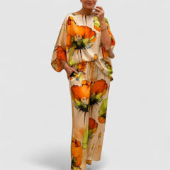 Gloria | Elegant Two-Piece Set - Lemon Yellow